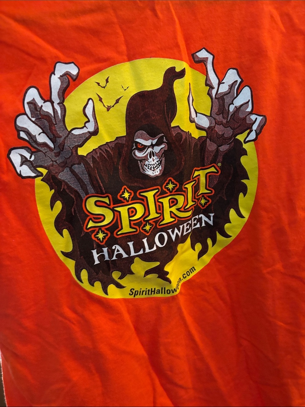 Spirit Halloween Orange Logo T-Shirt